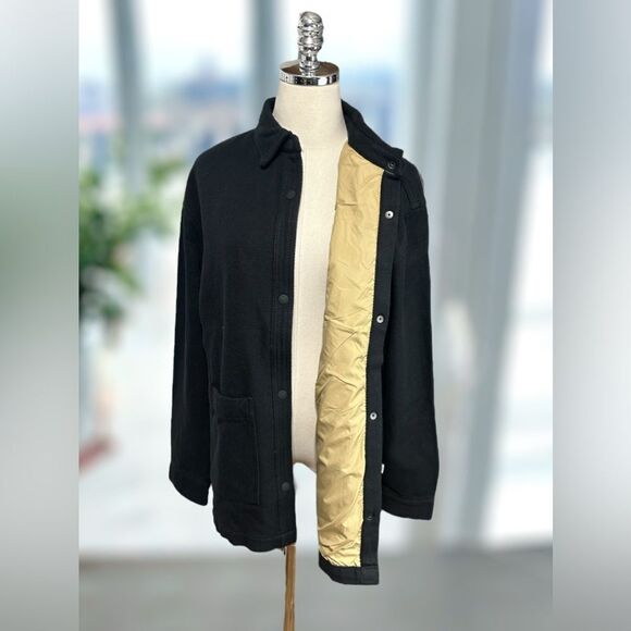 The North Face Valley Twill Utility Button Down Flannel Jacket Coat Parka Size L - Picture 5 of 12